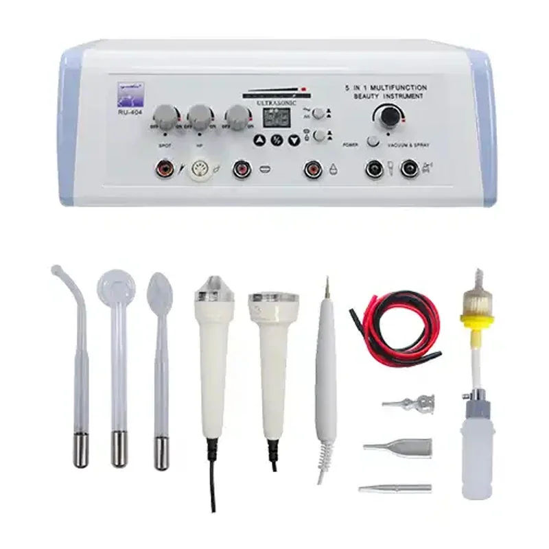 micro dermabrasion Ultrasonic skin spot Removal Vacuum Spray High Frequency Beauty Equipment