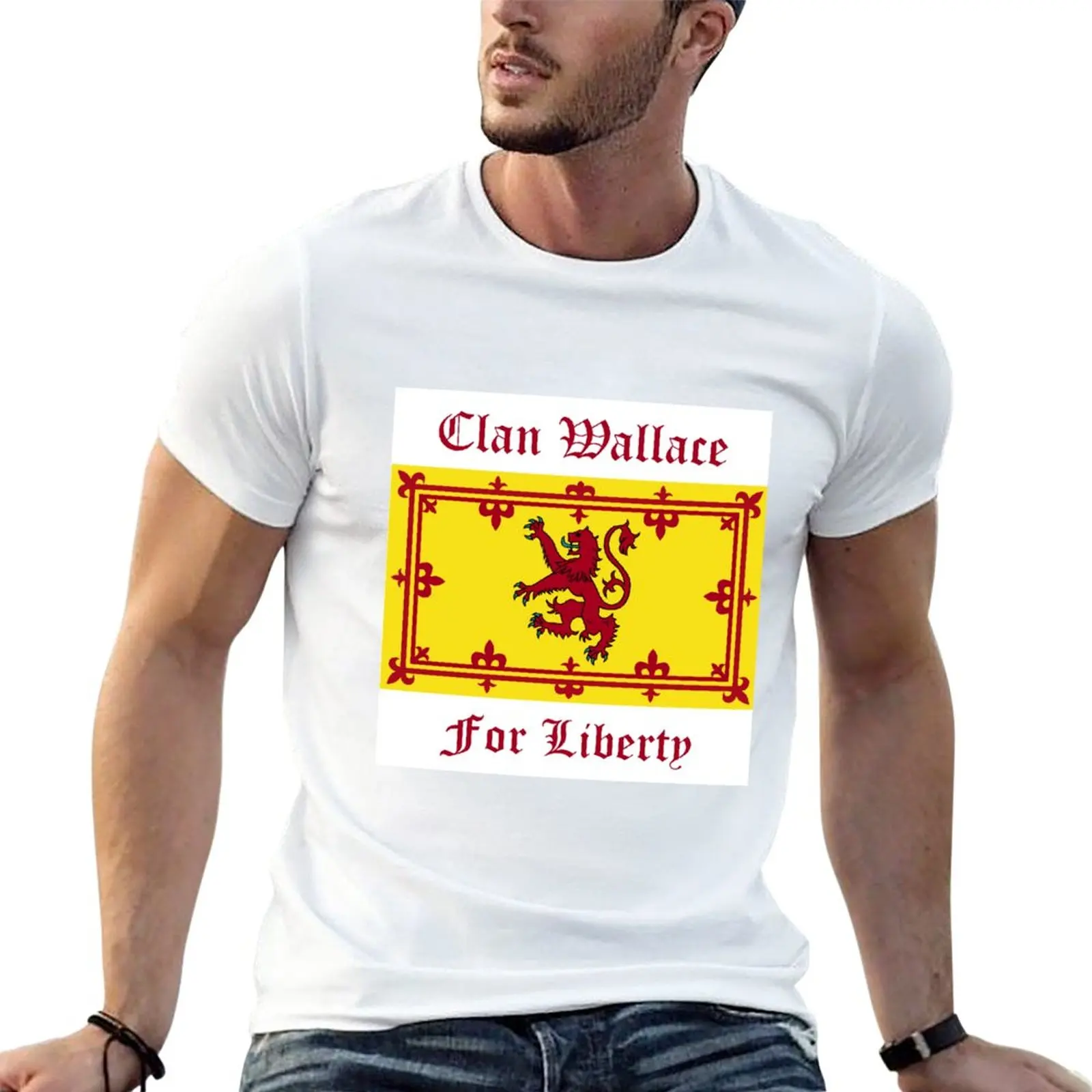 

New Wallace - Scottish Clan T-Shirt blank t shirts cute clothes mens workout shirts