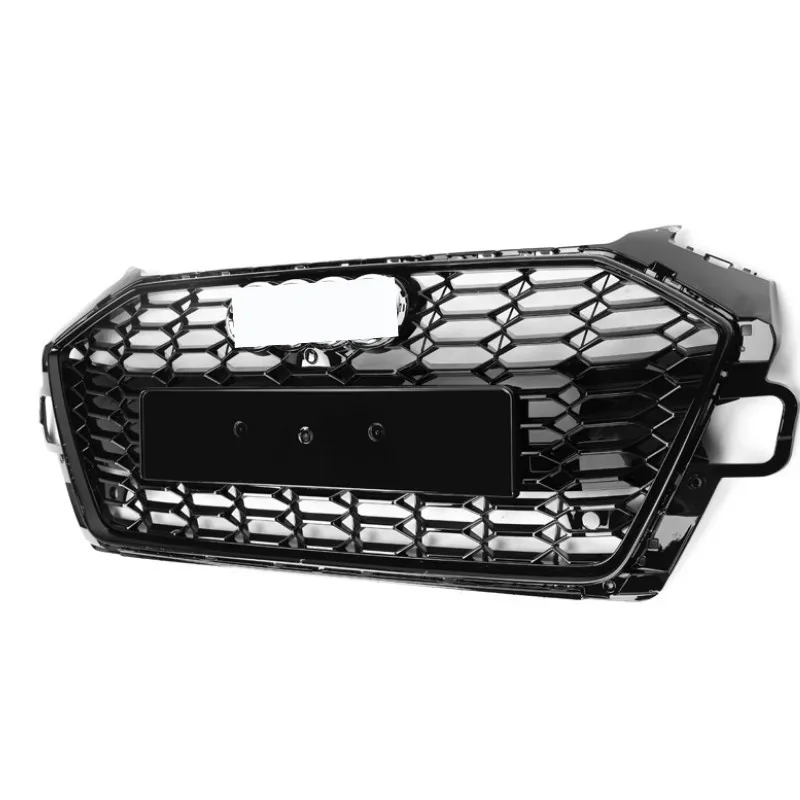 

Suitable for 2020 Audi A4 B9.5 upgrade S4 modified RS4 sports black warrior grille