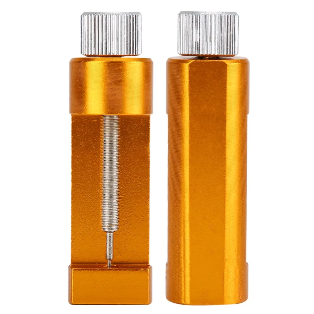 Professional Steel Watch Strap Link Pin Remover Golden Finish Watch Repair Tool Band Resize Tool Watchmakers Use