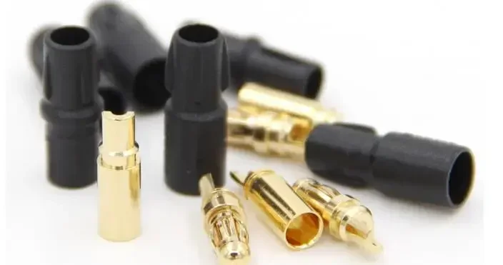 20pcs Amass 3.5mm SH3.5 Gold Plated Connector with Protective Sleeves (10 Pair)