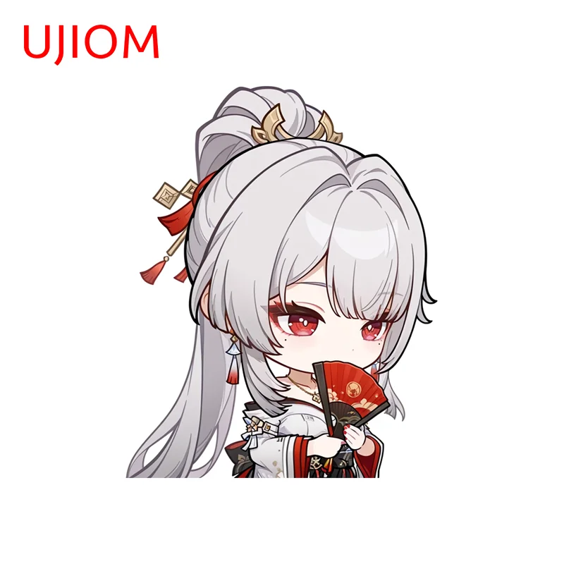 UJIOM Wuthering Waves Hiyuki Wall Sticker Personality Cute Waterproof Vinyl Decal Fashionable Clothes Dryer Adhesive Wallpaper