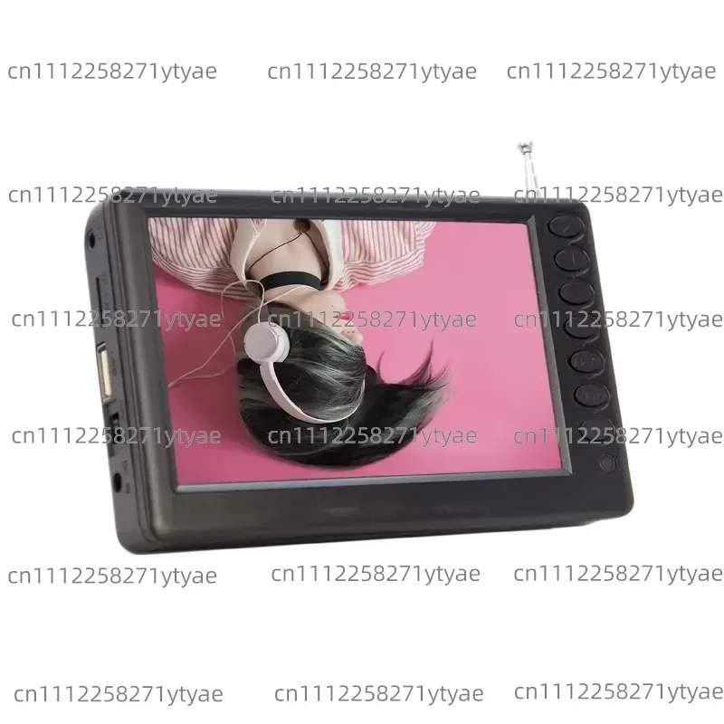 Small 5-inch portable TV with radio Mini Led TV
