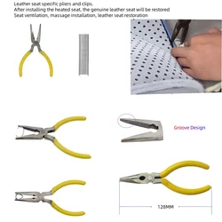Automobiles Interior Seat Covers  Accessories Upholstery Installation Kit Pliers Hog Ring Pliers C Ring Plier with 20 nail gift