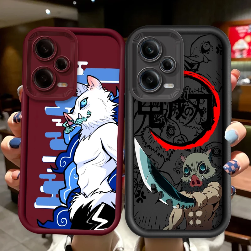 

Demon Slayer Art Popular Anime Eye Ladder For Xiaomi Redmi Note 13 12 12C 11 11S 10 10C 10A 9C 9A Pro 5G Cover Phone Case