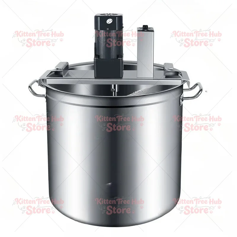 360-Degree Uniform Stirring Commercial Electric Stainless Steel Bucket Automatic Stir-Fry Mixer Sauce Pot Sauce Cooking Machine