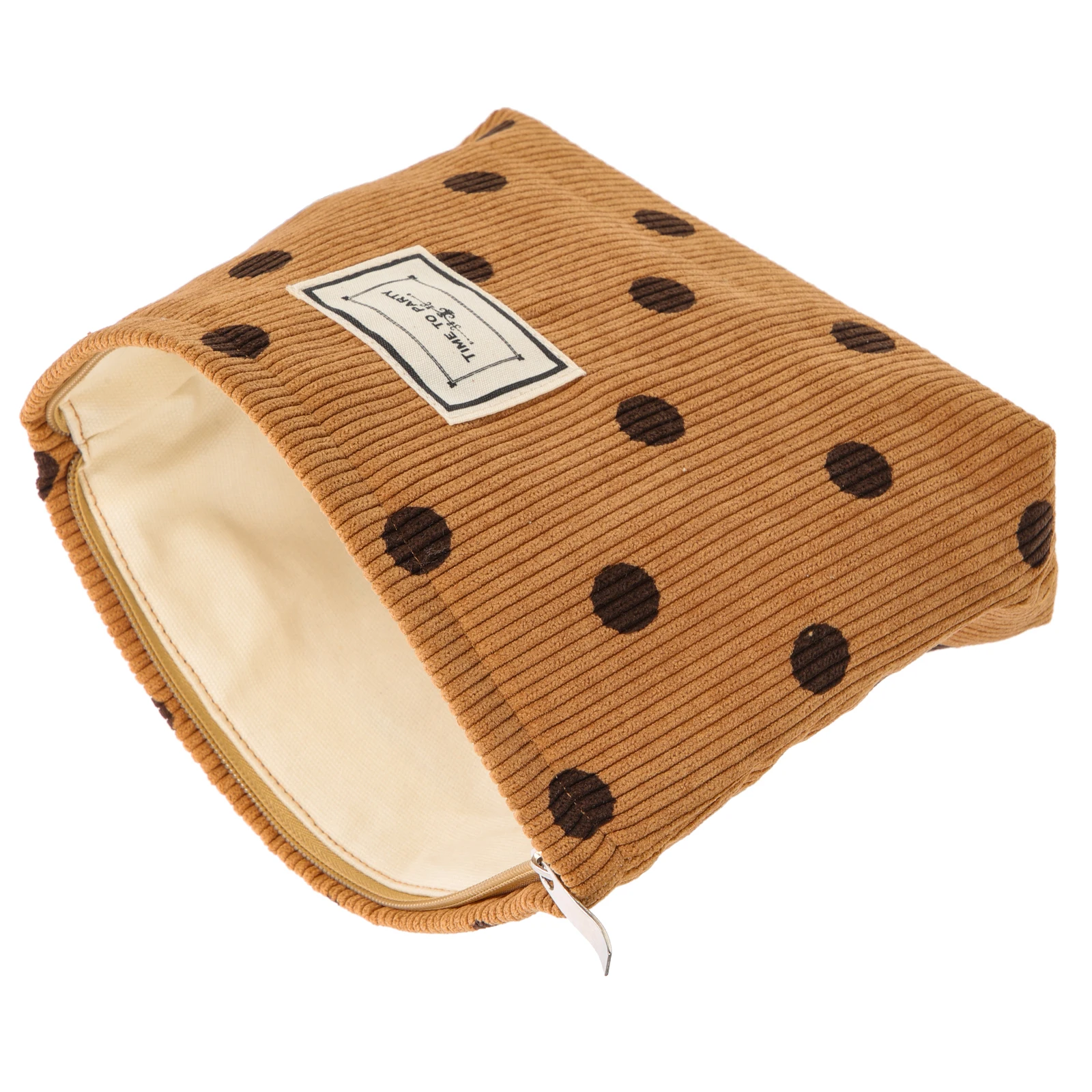

Corduroy Bag Large Capacity Makeup ganizer Travel Toiletry Pouch Portable Girls Make Up Bag Soft Durable Practical