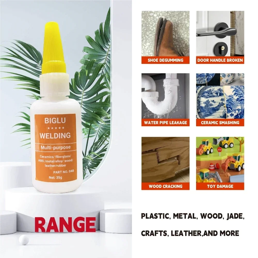 

10g / 35g BIGLU High Strength Welding Glue Universal Instant Super Glue Instant Glue for Resin Ceramic Metal Glass