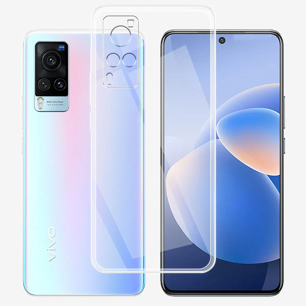 For vivo X60 Pro Global Case Clear Silicone Soft TPU Phone Cover For vivo X60 Pro China Funda X60 Pro China Transparent Coque