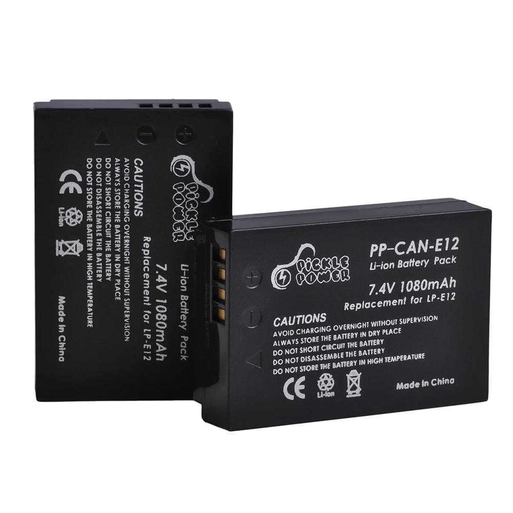 Двойное зарядное устройство со светодиодной подсветкой и USB-портом типа C для Canon Rebel SL1 100D, EOS M, EOS M2, EOS M10 EOS M50 SX70 HS