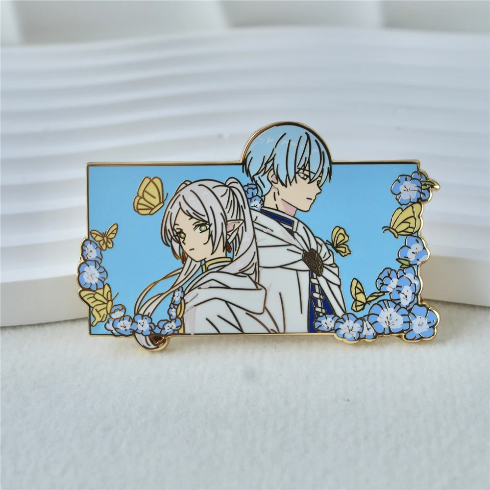 أزياء أنيمي فريرين: ما وراء نهاية الرحلة هيميل التأثيرية شارة معدنية دبوس بروش الدعامة هدية عيد الميلاد #5