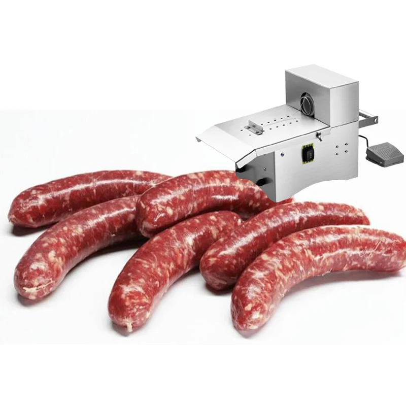 Automatische elektrische Wurst-Drehknöpfer-Bindemaschine, Wurstbindemaschine, Würstchen-Linker-Ausrüstung, 220 V, 200 W