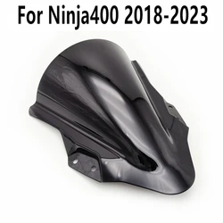 Ninjaニンジャ400-2018-2019-2020-2021用ウインドブレーカー,ninja400 ex 400rフロントガラス用ウィンドデフレクター