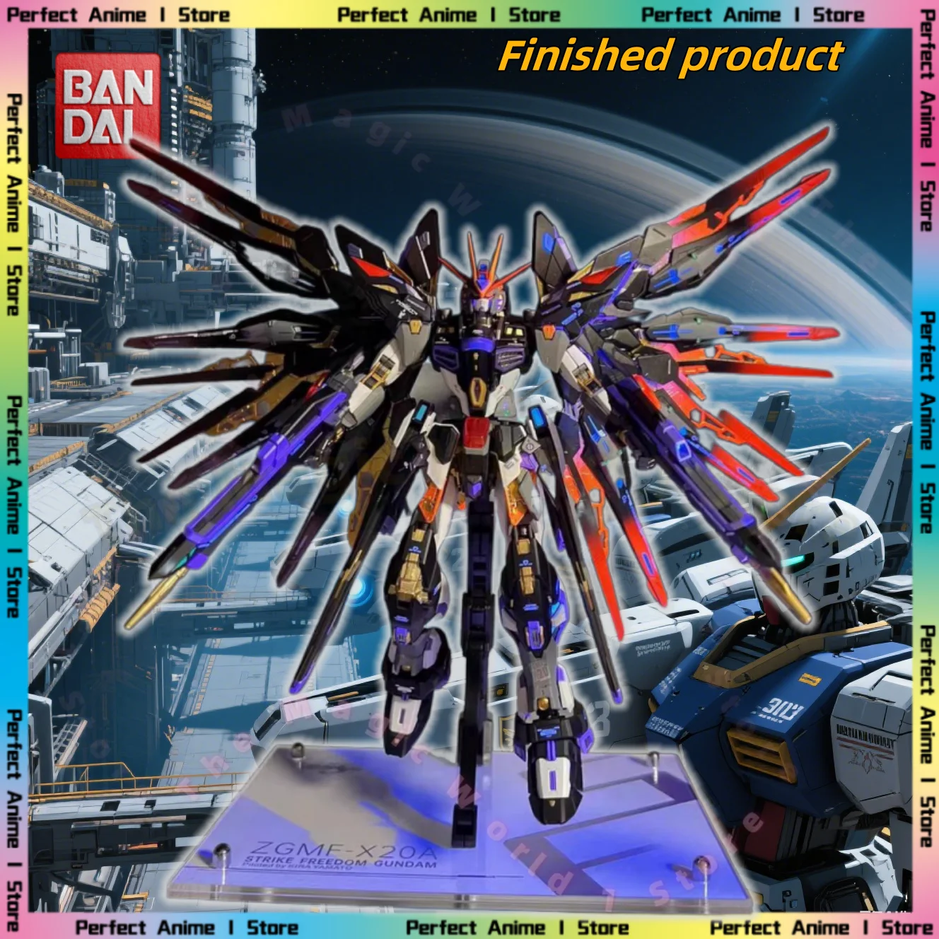 

Готовая модель Bandai MGEX Strike со сменой цвета, обратная красная ударная индивидуальная OEM