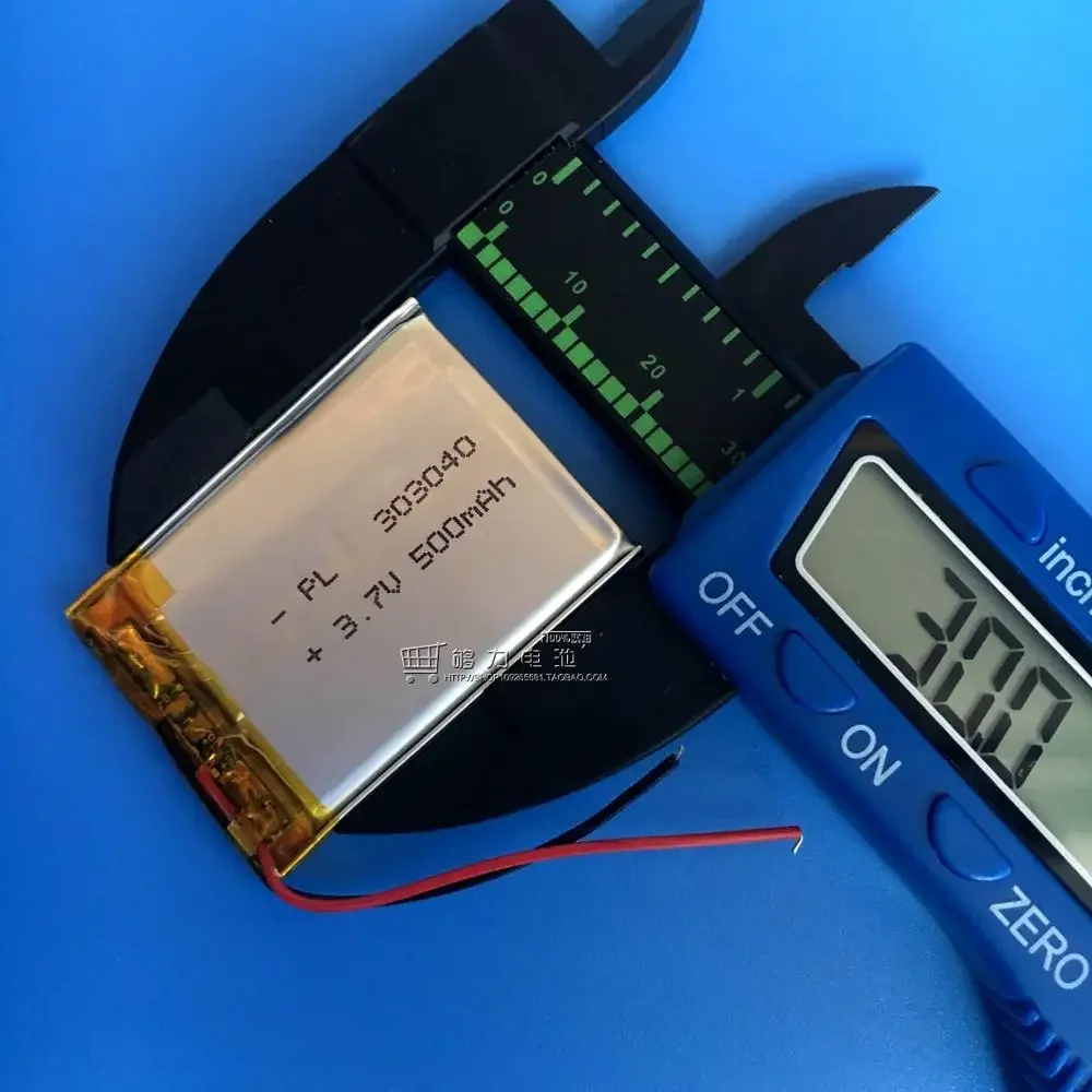 جديد حار E خط F9 مسجل بطارية أصلية البريد 3.7 فولت بطارية ليثيوم 303040   خلية ليثيوم أيون قابلة لإعادة الشحن بنظام تحديد المواقع العالمي (GPS) بقدرة 500 مللي أمبير في الساعة