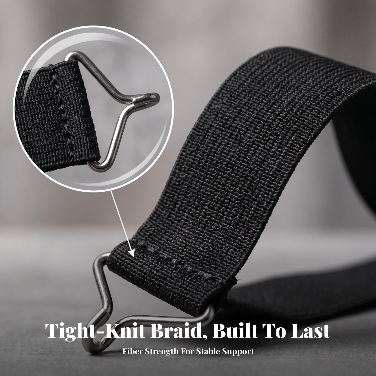 7 Pieces Folding Chair Strap with Metal Hook Reinforced Chair Strap with Metal Hooks Sturdy Reliable