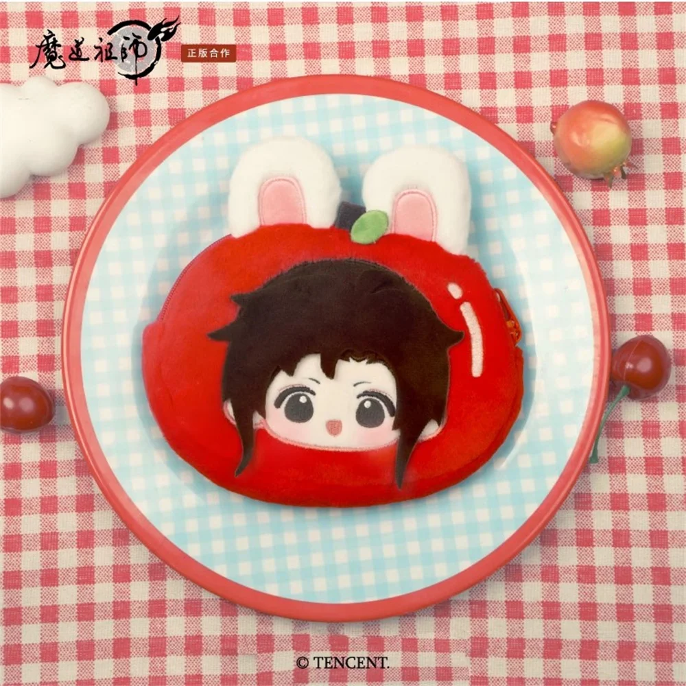 متاح MDZS مو داو زو شي وي Wuxian Lan Wangji أفخم محفظة نسائية للعملات المعدنية دمية لعبة محشوة المحفظة تأثيري هدية أصلية