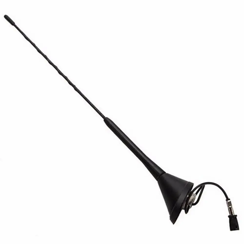 Car Radio Antenna Replacement 41cm Spiral Mast Radio Whip Antenna Base Am/fm Auto Modified Accessories