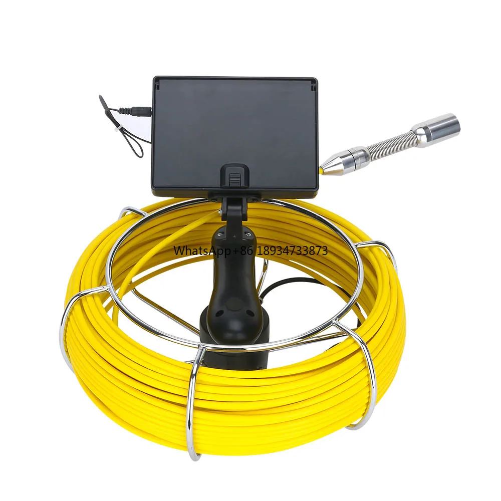 Handheld Industrial Pipe Inspection HD 1000TVL  Monitor Video Camera  DVR IP68 Drain Sewer Pipeline Industrial Endoscope