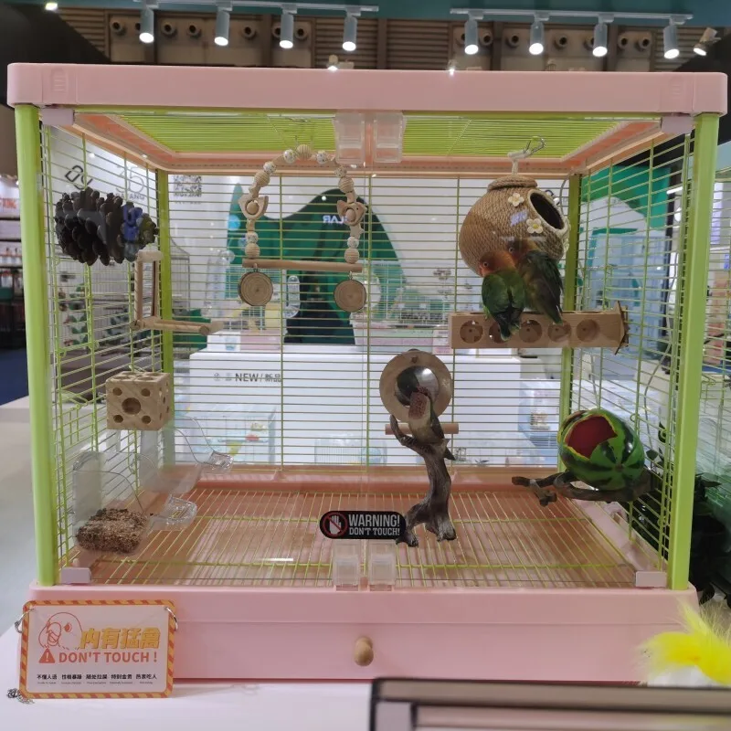 Passaros Canary Bird Nest Feeder Hammock Carrier Palomas Birdcage Accessories Mochila Gabbia Per Uccelli Pet Furniture CY50BC