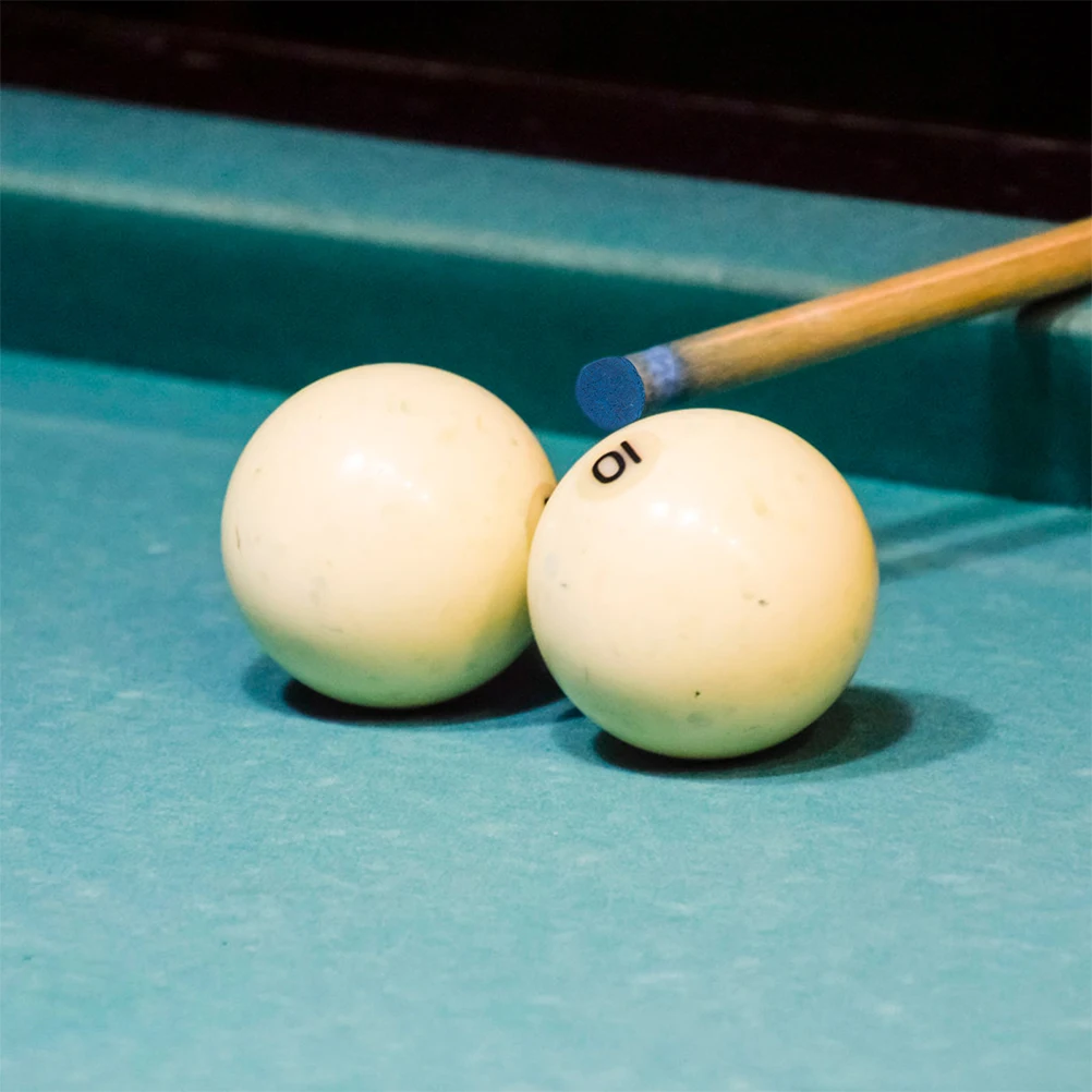 

30 Pcs Pool Cue Billiard Tip Billiards Equipment Accessories Portable Stick Cues Tips Blue