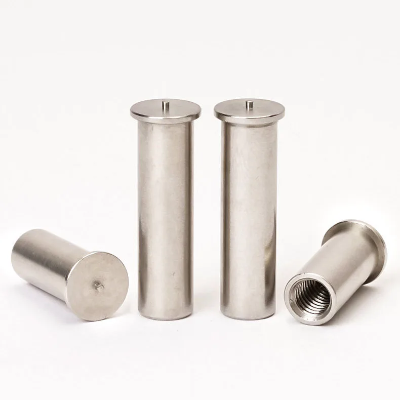 10~50Pcs M3 M4 M5 M6 304 Stainless Steel Weld Nut Studs Spot Weld Nut Internal Thread Connector Stud Welding Screw