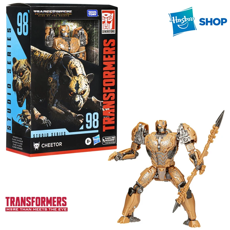 

Hasbro Transformers Studio Series Voyager 98 Rise of The Beasts Cheetor 16.5 Cm Action Figure New in Stock