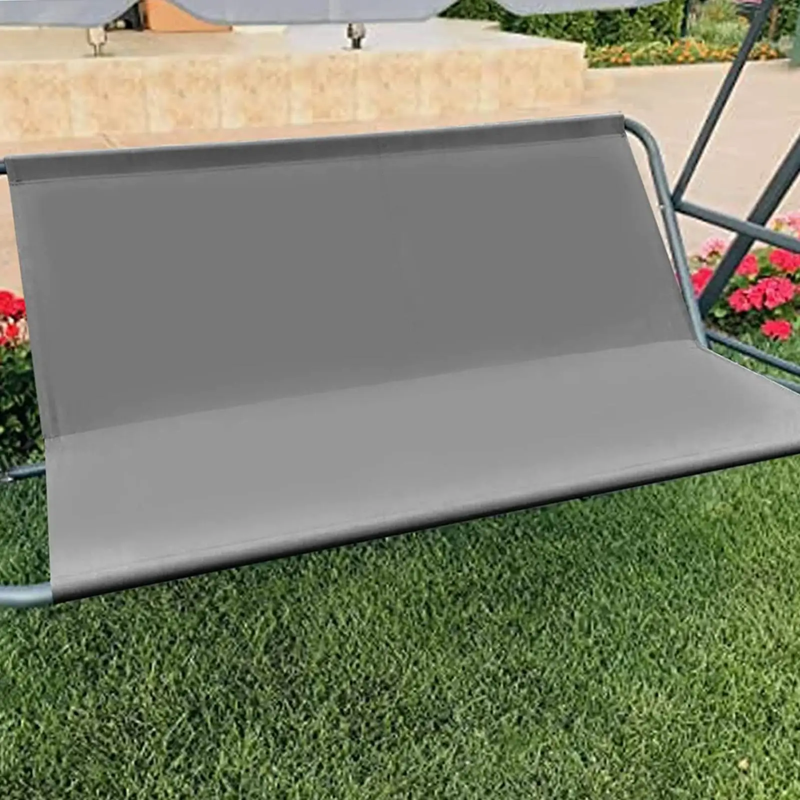 Replaceable Swing Seat Cover Outdoor 600D Thick Fabric Load-bearing Replacement Rainproof Garden Seat Cover For Patio Gar