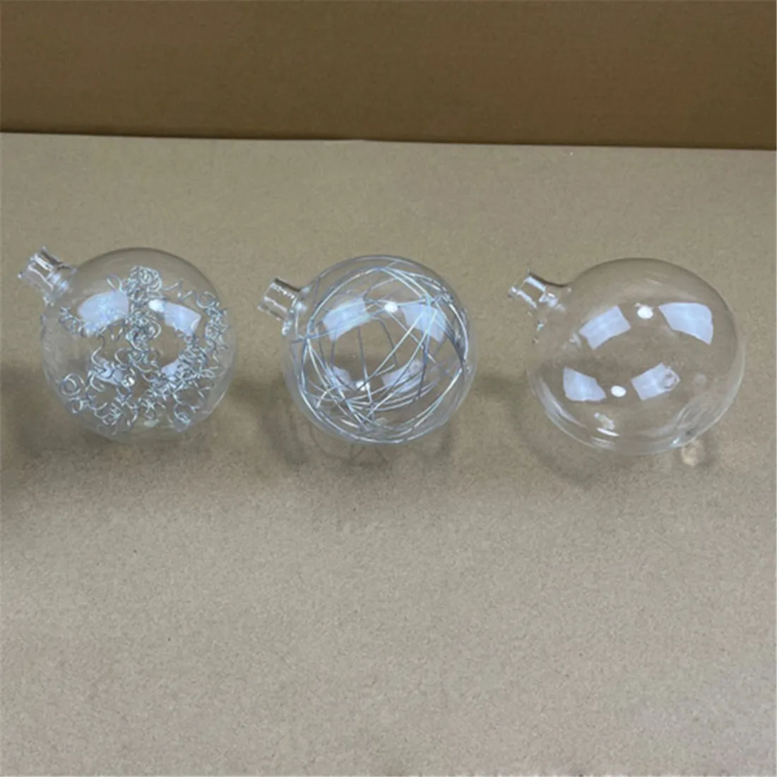 Frost 1.1cm opening glass shade replacement for G4 socket holder Globe clear 1cm hole glass lampshade for shade change