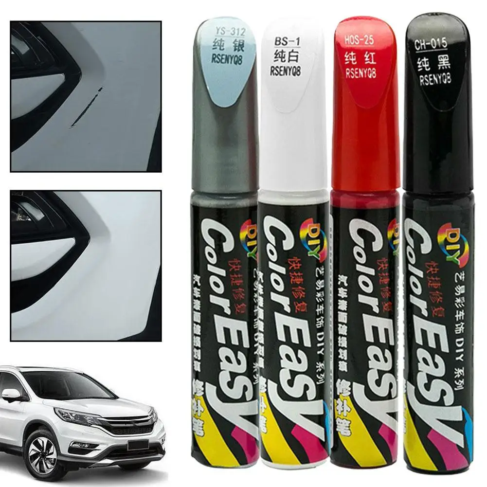 Caneta de Retoque Automotivo 1 Peça, Impermeável, para Pintura Automotiva, Cores Preto, Vermelho, Branco, Prata, para Cuidado de Pneus e Manutenção de Pneus C Q9Y4