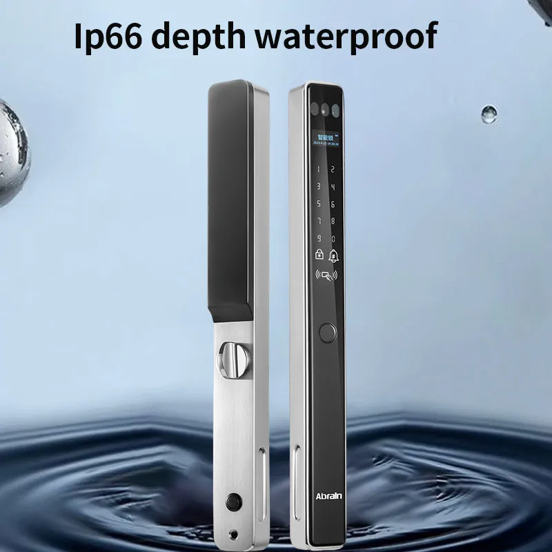 Riconoscimento facciale 3D Smart Door IC Card Password Sicurezza Porta Telecamera Impronta digitale digitale