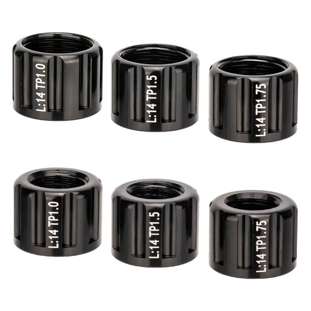 Aluminium Alloy Bike Thru Axle Nuts Rear Durable M12/M15 Highway Truck Barrel Shaft Nut Corrosion-resistant Lightweight