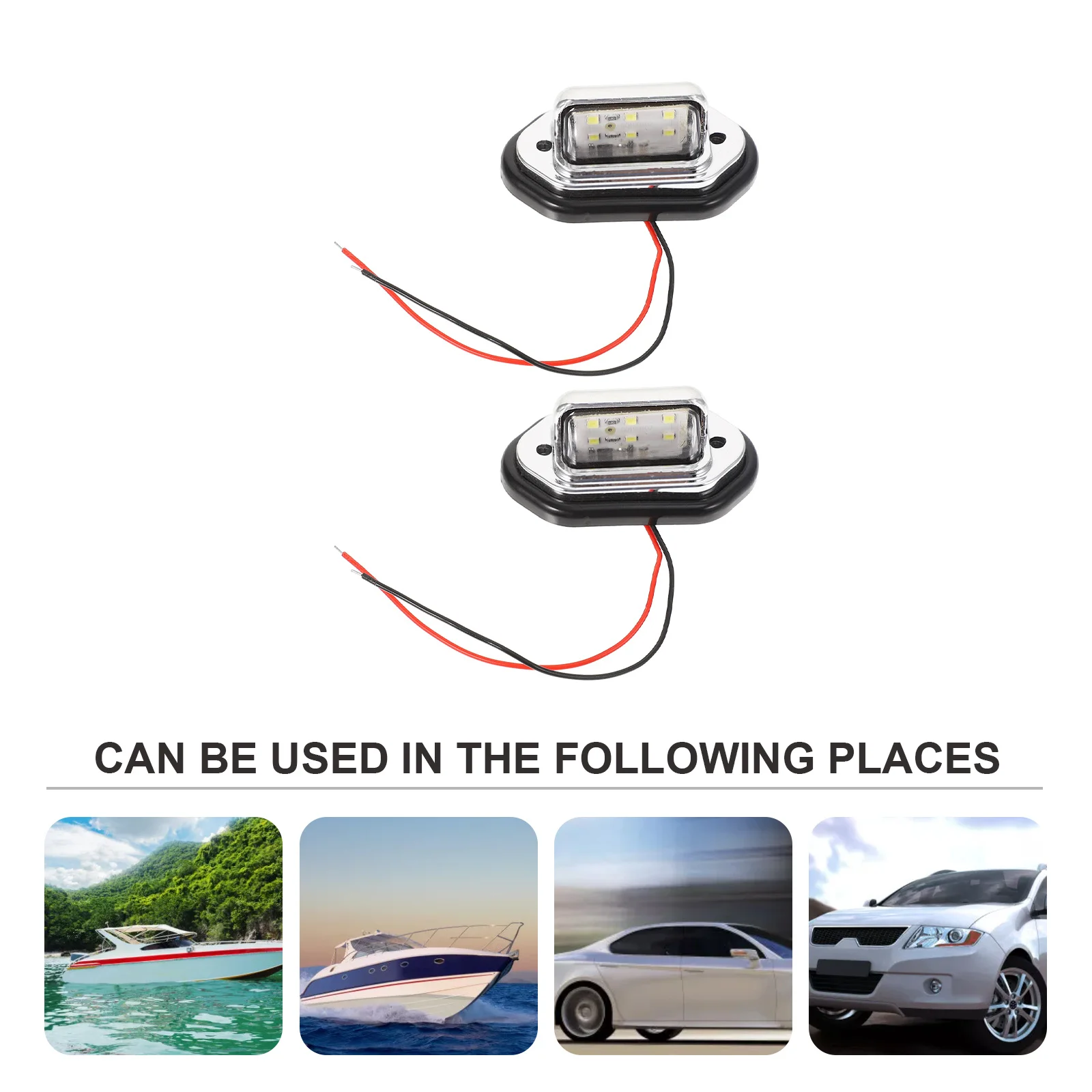 

2pcs 6 Led Navigation Light Tail Light Waterproof For Yacht Fishing Boat Marine Signal Lamp Universal Led Boat Lights