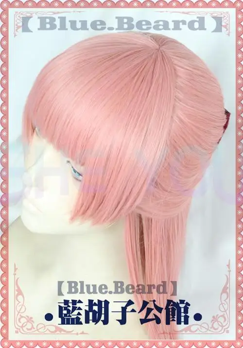 Wotaku ni Koi wa Muzukashii Otaku Momose Narumi 70cm Long Orange Pink Cosplay Hair Wig + Bow Hairpin