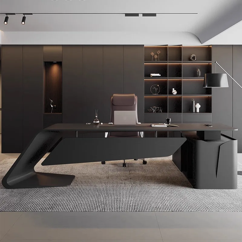 Matte paint boss table president  Darth Vader modern simple high-end designer high-end class desk