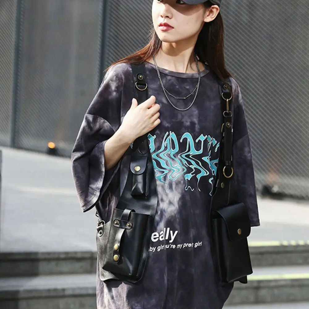 Vintage PU Leather Steampunk Shoulder Bag - usage example