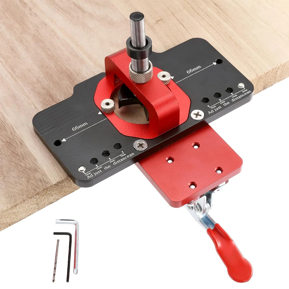 

35mm Hinge Jig Woodworking Drilling Guide Locator Door Concealed Installation Household Hole Opener Tools Puncher Template