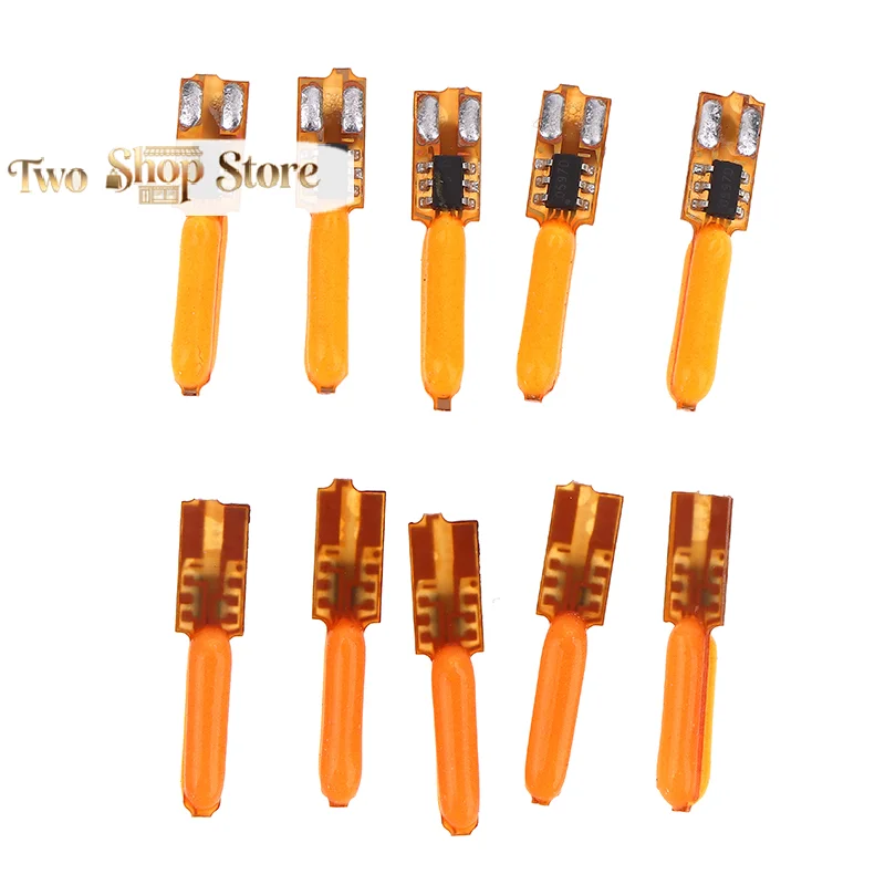 New 5/10pcs 3V Led Flash Flame Candles Bulb LED Filament 1800K COB Diode Birthday Party Decoration Light Bulb Accessories