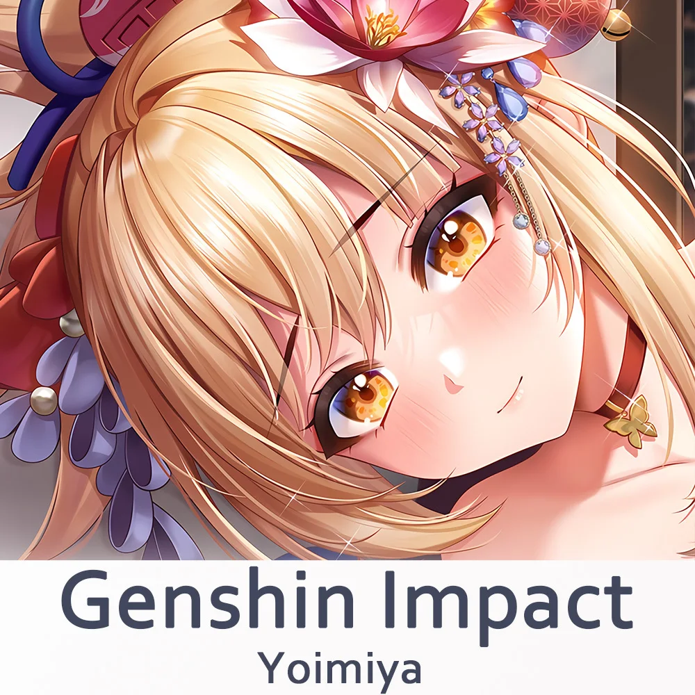 アニメゲーム枕クッションカバー,ゲンシンインパクト,ヨイミヤ,ダキマクラ,2ウェイヒンジ,ボディケース,クリスマスプレゼント