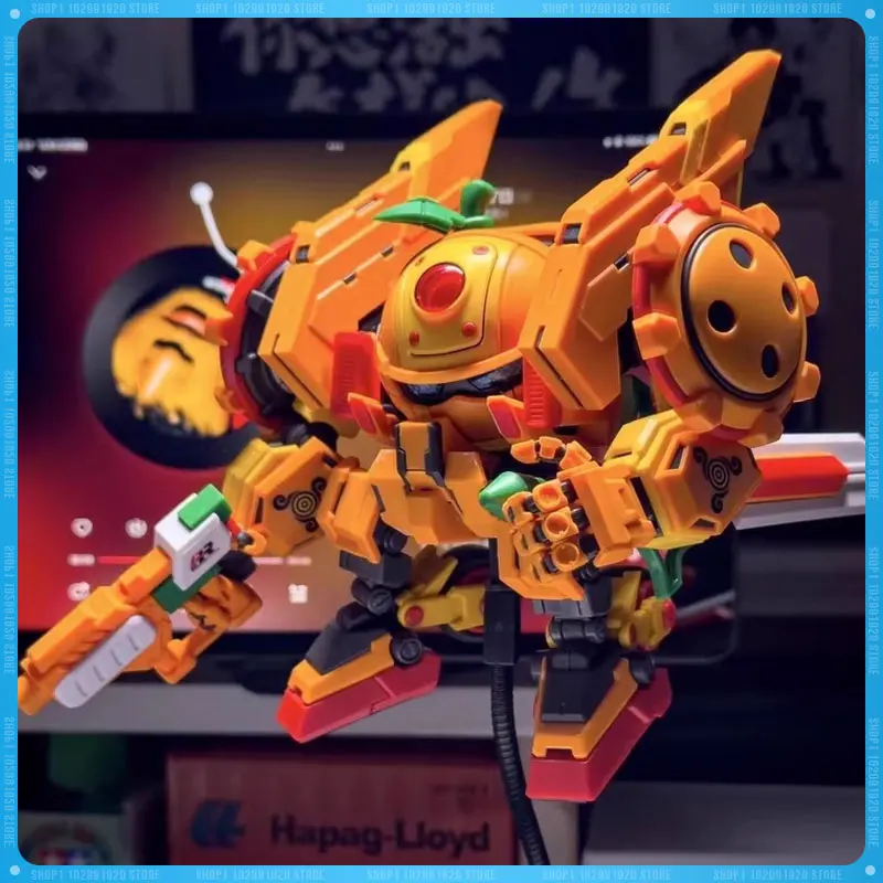 

В наличии Yili Chuang Play Guobao Special Attack Xiang Orange Battle Bao Assembly Mecha Model Orange Remaining Model Toy
