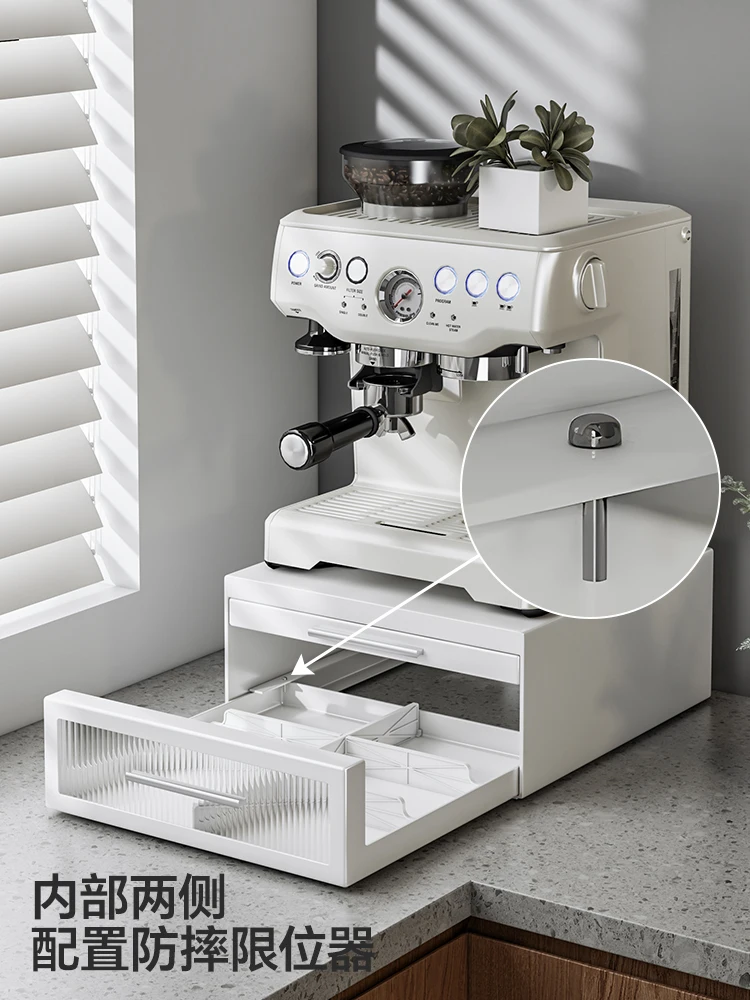 Customizable coffee machine holder, water bar, ceiling, double door water cup storage cabinet