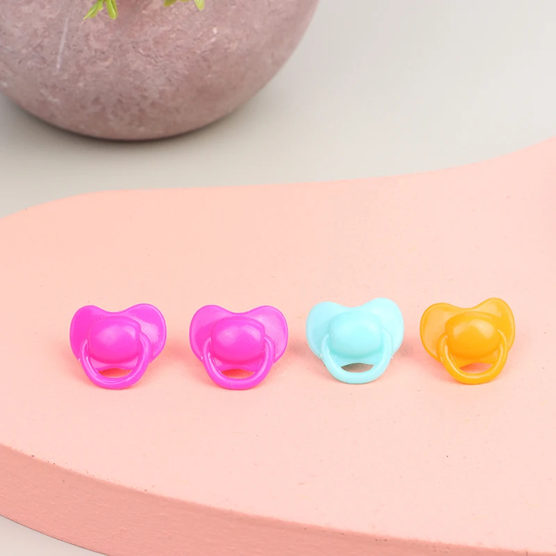 20Pcs Miniature Doll Pacifier Expression Pacifier Toy Accessories Plastic Toys Playhouse Toys Children's Doll House
