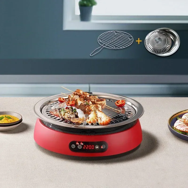 

1PC Electric Ceramic Stove Household Stir-fry Light Wave Stove Intelligent Table Tea Stove Tea Cooking Multifunc