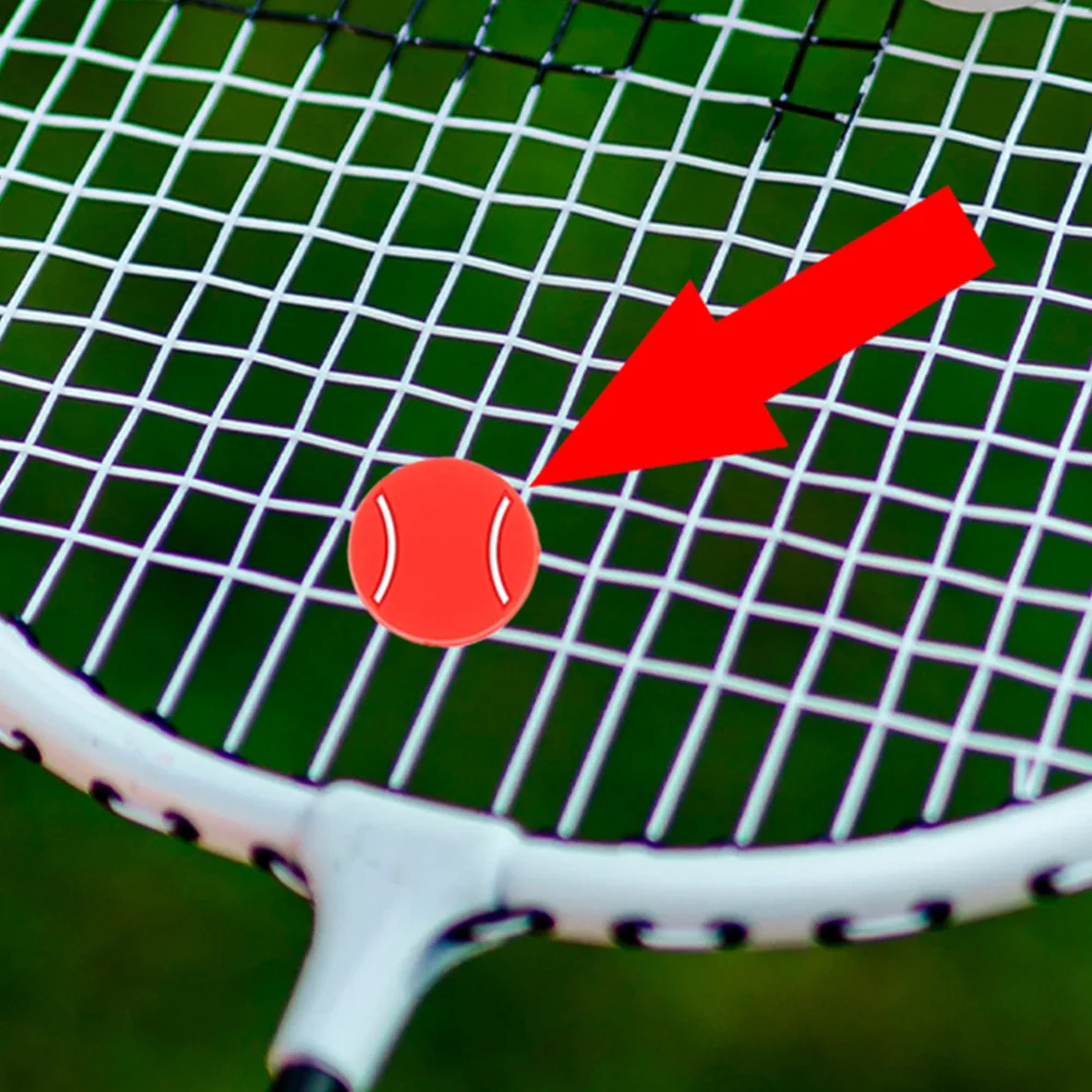 

8Pcs Tennis Racket Dampener Silicone Shock Absorber Lightweight Small Tennis Vibration Dampener Silicone Racket Damper