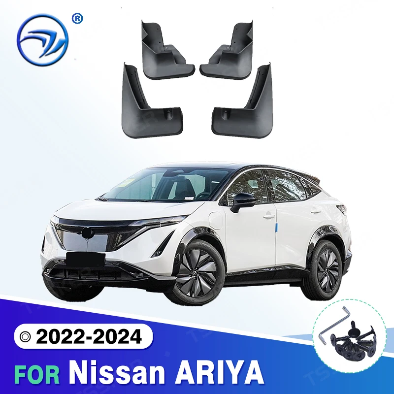 For Nissan ARIYA 2022 2023 2024 Fender Mudguard Mud Flaps Guard Splash Flap Mudguards Car Accessories