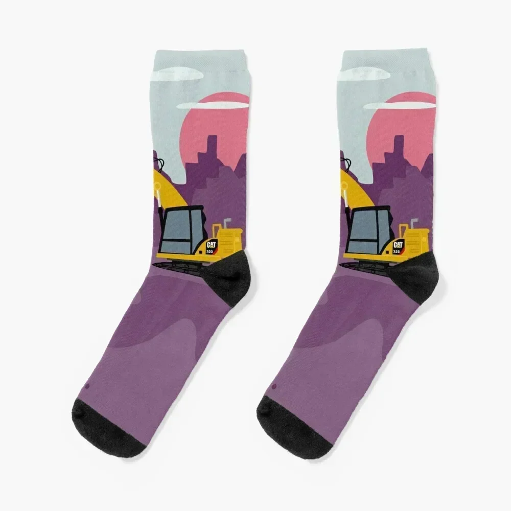 Excavator Socks Wholesale funny gifts Socks Men's Women's