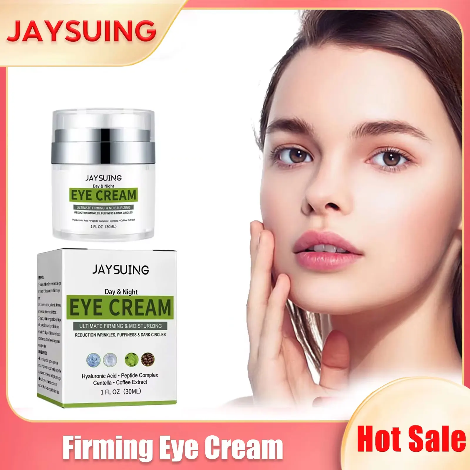 

Remove Dark Circles Cream Anti Fine Lines Eyes Bag Puffiness Deep Moisturize Lifting Firming Improve Smoothing Peptide Eye Cream