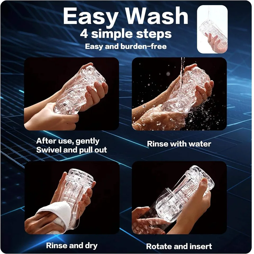 كوب استمناء هزاز للرجال ، جهاز استمناء الذكور ، شفاف ، مهبل ناعم ، مهبل حقيقي ، تمرين تحمل الجيب ، ألعاب جنسية