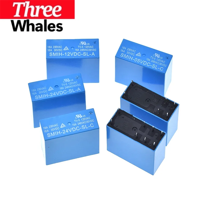 1/2PCS SMIH-05V 12V 24VDC-SL-A -SL-C 6-pin/8-pin Relay 250V 16A SMIH-05VDC-SL-A SMIH-12VDC-SL-A SMIH-24VDC-SL-A SMIH-05VDC-SL-C