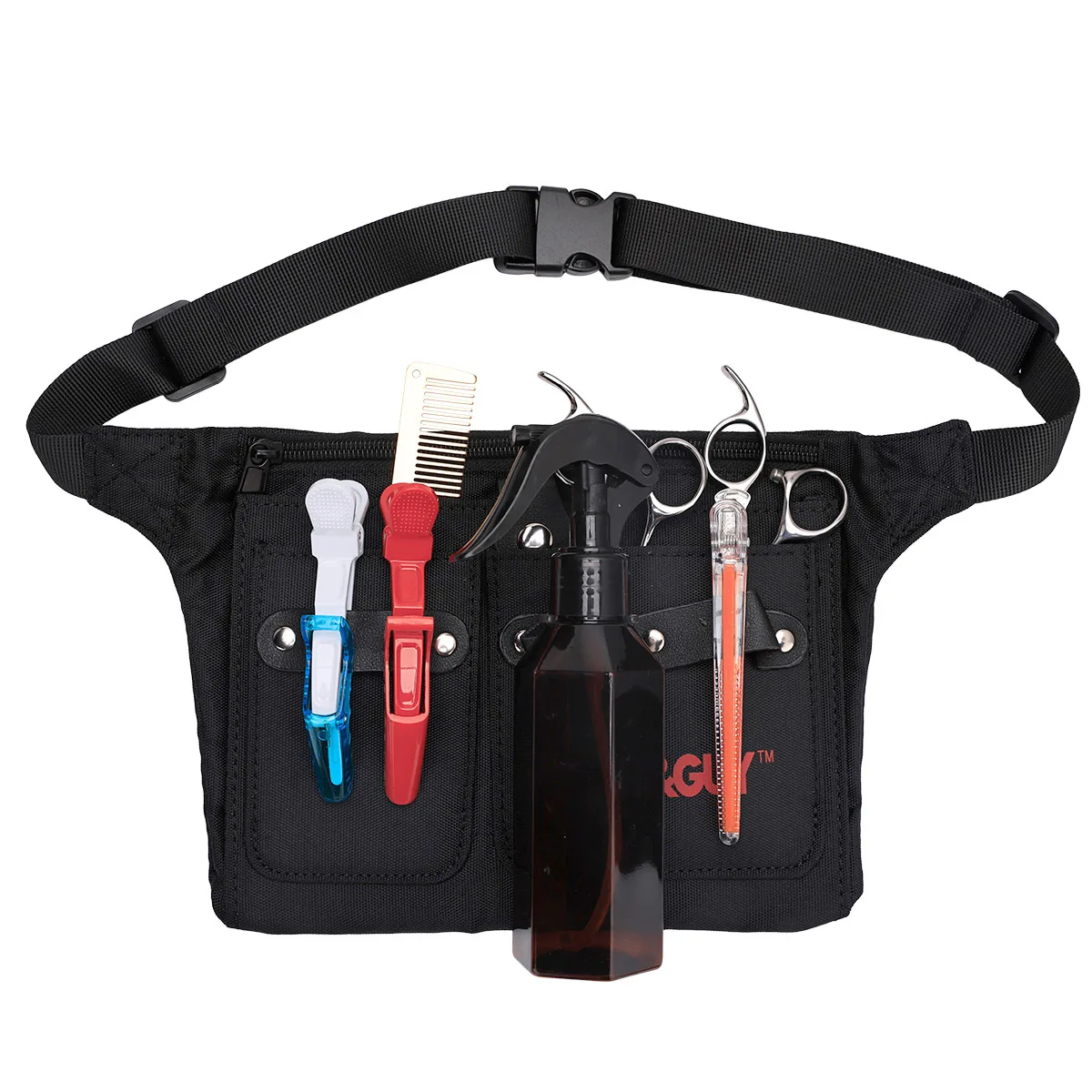 Barber Scissor Bag Hairdressing Stuff Case Clips Comb Holster Bags Barber Waist Pack Belt Leather Bag Salon Tools Accessories